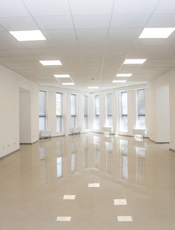 Grid Ceiling in office